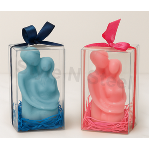 Una vela con forma de pareja esculpida, una vela de cera de soja pura, velas de té decorativas para Navidad, Pascua, cumpleaños y San Valentín. - Product Image 3