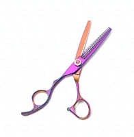 Ciseaux de coupe de cheveux pour gaucher de 6 pouces Bord de rasoir professionnel