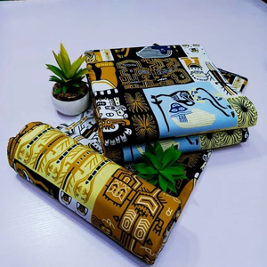 High Quality Ankara Wax Print Cotton Fabric for African Sewing Clothing and Crafts by Hitjem Export Island Supplier - Product Image 2