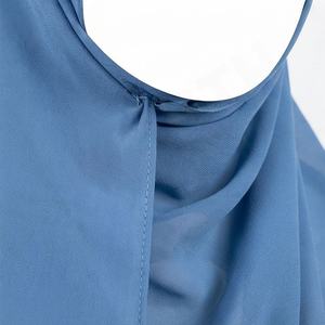 Pañuelo Musulmán Largo de Algodón Voile Transpirable de Alta Calidad para Mujer, Colores Sólidos Personalizados al por Mayor, Aclamado por la Crítica - Product Image 4