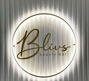 Enseigne lumineuse LED ronde en acrylique transparent 3D personnalisée avec logo d'entreprise, logo en acrylique 3D brossé or champagne pour la publicité - Product Image 6