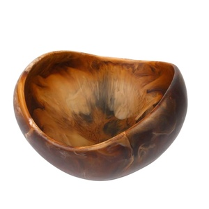 Bol en corne de résine écologique Viking - Taille et couleur personnalisables, bol à vaisselle le plus vendu pour salade, soupe, fruits - Product Image 1