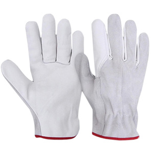 Guantes de Trabajo de Cuero Vacuno de Alta Calidad, Equipo de Protección Personal, Guantes para Conducir, Guantes Industriales para la Construcción - Product Image 1