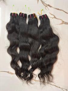 Paquetes de Cabello Humano Virgen Ondulado Natural 100% Indio, Cabello Remy Sin Procesar al por Mayor - Product Image 4