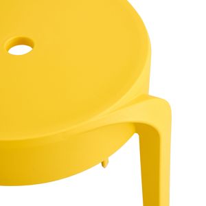 Set di 6 Sgabelli Impilabili in Plastica per Aula, Sedute Flessibili Colorate per Interni/Esterni, Sedie a Nido per Bambini con Tocco Decorativo - Product Image 4