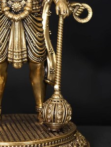 Estatua Grande de Latón del Señor |   Dios hindú de la suerte, decoración para el templo del hogar - Product Image 3