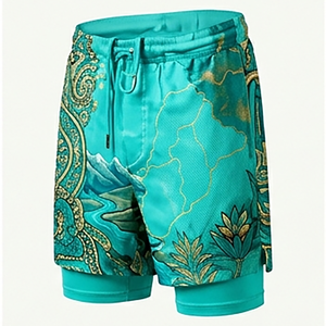 Pantalones Cortos Casuales de Playa para Hombre, Resistentes al Agua, Ideales para Vacaciones, Natación y Deportes Acuáticos - Product Image 1