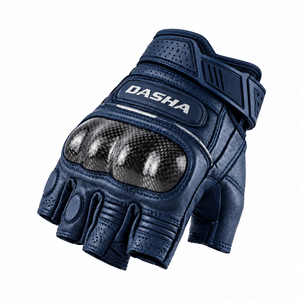 Gants de vélo demi-doigts en cuir de qualité supérieure, antichoc, résistants à la transpiration, pour le cyclisme, les sports et les activités de plein air, vente en gros - Product Image 5