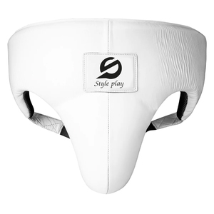 Protège-entrejambe de boxe en cuir PU pour adultes, fabriqué par un professionnel, design léger et réglable, couleur et logo personnalisables, durable - Product Image 1