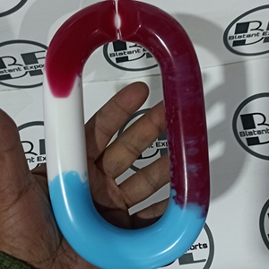 Cadena de Eslabones de Resina Transparente Colorida, Hecha por BE, Decoración para Colgar en la Pared, Proyectos de Bricolaje, Separador de Ambientes Moderno y Ecológico - Product Image 1