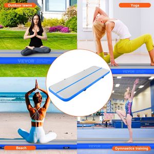 4 Inch Thickness Inflatable Gymnastics Air Mat Electric <b>Pump</b> Tumble <b>Track</b> Training Mats for Gymnastics Equipment Accessories - Product Image 6