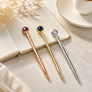 Luxury Big Diamond <b>Pen</b> Crystal Rotatable Ballpoint <b>Pen</b> Creative Stationery Gel <b>Pen</b> Lucky <b>Gift</b> <b>Pen</b> Wholesale - Product Image 4