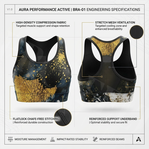 Soutien-gorge de sport à design unique, haute performance, séchage rapide, respirant, pour entraînement, yoga, gym, fitness, antichoc, vêtements de sport personnalisés - Product Image 2