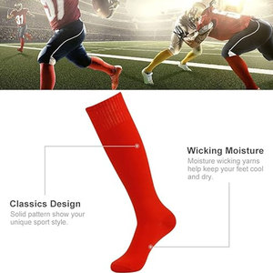 Chaussettes de football en tricot d'hiver 100% laine, sans couture, antidérapantes, respirantes, évacuant l'humidité, pour l'entraînement, les matchs, la course à pied et les sports actifs - Product Image 6