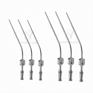 A+ Premium Quality German Stainless Steel Teardrop Fukushima Suction Tubes 6,8,<b>10</b>,<b>12</b>,13 Fr X 8 Inch Manual Reusable Surgical - Product Image 1