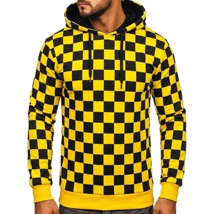 Sweat-shirt à capuche pour homme grande taille 100 % coton, personnalisable avec logo brodé, couleur unie, design coloré, prix bas - Product Image 6