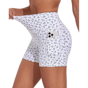 Shorts de yoga sculptants pour les fesses, taille haute pour un contrôle optimal du ventre et un soutien, tissu extensible sans coutures - Product Image 3