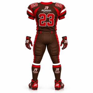 Uniforme de Fútbol Americano 100% Poliéster de Secado Rápido y Transpirable, Diseño OEM, Ecológico, Absorbente de Humedad, Ajuste Atlético, Hecho a Medida - Product Image 2