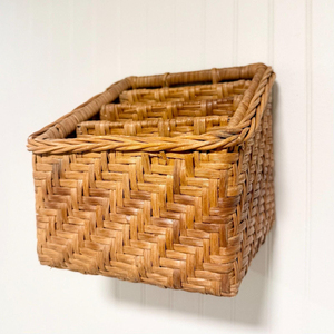 Magazine caddy <b>basket</b> rattan desk organizer wood leaflet holder wall & floor file <b>display</b> <b>baskets</b> - Product Image 6