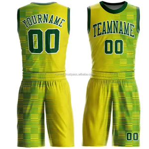 Tenue de basket-ball sublimée Tissu léger, design d'équipe personnalisable, logo et options de numéro de joueur - Product Image 3