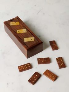 Hermoso Juego de Dominó de Madera Hecho a Mano, Ecológico, de Diseño Moderno, en Caja, Fabricado con Cuidado, Construcción Duradera, Disponible al por Mayor - Product Image 2