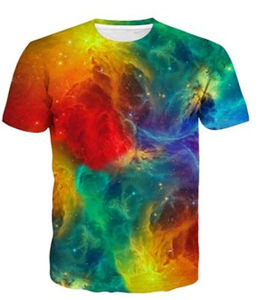 T-shirt ample à col rond et manches courtes avec imprimé lettres en strass, effet diamant scintillant - Product Image 5