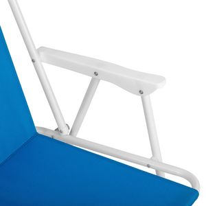 Sedia da Spiaggia XL Blu Royal Resistente con Ombrellone a Palo Singolo da 15 Pollici, Supporto in Tessuto Oxford, 1 Pezzo - Product Image 4