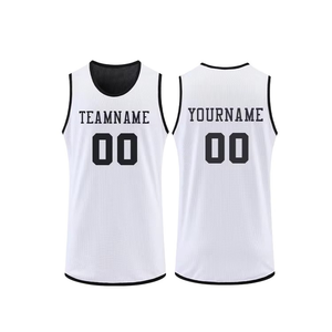 Maillot de basket personnalisé haute performance, brodé/imprimé, pour hommes/jeunes - Product Image 3