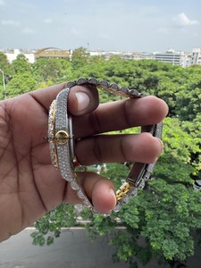 Montre Hip Hop automatique en moissanite fabriquée à la main pour hommes, boîtier en acier inoxydable, mouvement mécanique, montre analogique pour cadeau - Product Image 2