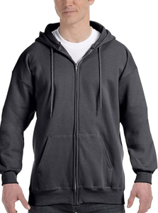 Vente directe d'usine en gros – Sweat à capuche zippé ultime pour homme 100 % coton de haute qualité avec fermeture éclair - Product Image 5