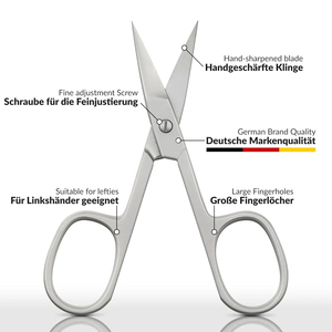 Tijeras de Manicura de Acero Inoxidable de Alta Calidad, Recién Llegadas, Cortacutículas Avanzado con Cuchillas Curvas y Afiladas - Product Image 2