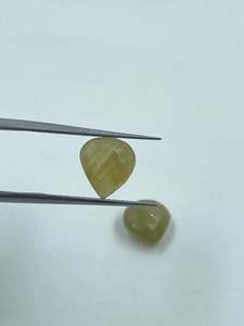 Cuentas facetadas de corindón amarillo para pulsera, piedra preciosa natural, joyería de diseño hecha a mano, gema para anillo, precio de oferta. - Product Image 3