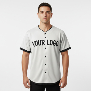 Uniforme de baseball unisexe personnalisé pour jeunes, maillot grande taille avec logo brodé, respirant, sublimé, pour équipe de baseball - Product Image 1