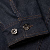 Veste de travail pour homme personnalisée, 4 poches, 100% coton, toile denim