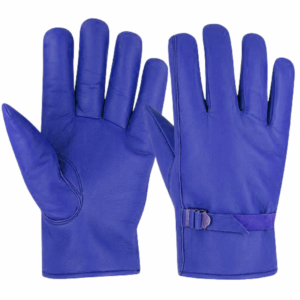 High Quality Grain Leather Working Safety <b>Gloves</b> Premium <b>Drivers</b> Work <b>Gloves</b> with Adjustable Buckle Strap - Product Image 5