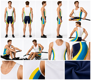Unisex Rowing Unisuit Ropa de remo de alta elasticidad para entrenamiento y carreras - Product Image 5