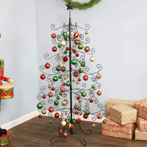 Luxury Modern Hand Painted Metal Craft Christmas <b>Tree</b> <b>Ornament</b> Creative Holiday Decor Personalization Living Room Home - Product Image 2
