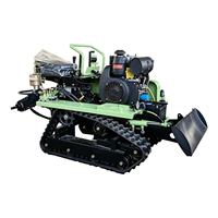 Traktor Mini Beroda Rantai 25/35 Tenaga Kuda, Sangat Efisien, dengan Lampiran yang Dapat Dilepas.