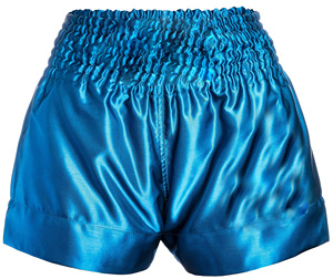 Shorts de boxe unisexes personnalisés en usine, finition satinée, sublimation, taille élastique, séchage rapide, vente en gros, OEM, usine OEM - Product Image 2
