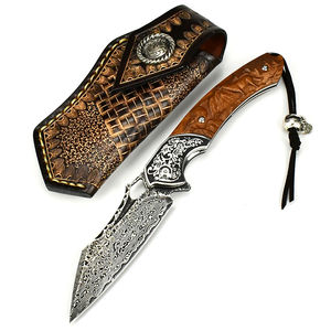 High-end Stainless Steel Handmade Collectable Multi-Functional Folding <b>Knife</b> Clip Point Blade Serrated Edge Bowie <b>Knife</b> - Product Image 6