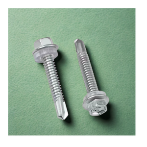 Embalaje personalizado Material de acero de óxido negro Truss plano Cabeza ovalada Hex Drive Tornillos autoperforantes Personalizables - Product Image 1