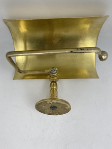 Porte-papier toilette vintage en laiton avec couvercle, support mural antique pour salle de bain, porte-rouleau de papier toilette décoratif en laiton massif - Product Image 5