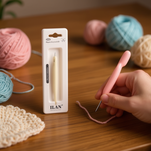 Uncinetto Ilan da 6 mm, 138 mm, ago da maglia in plastica per lavori artigianali - Product Image 2