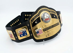 Cinturón de Campeonato Mundial de Lucha Libre de Peso Pesado NWA con Globo de Cristal - Product Image 5