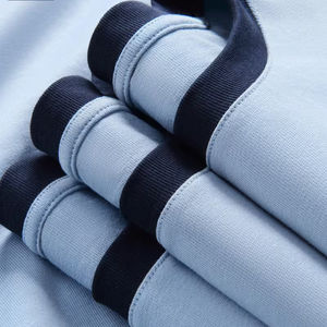 Camisetas personalizadas con hombros caídos para hombre, 100% algodón, cuello redondo acanalado de alta calidad, camisetas oversize de estilo urbano para hombre. - Product Image 5