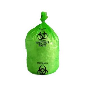 Sacs à déchets médicaux compostables, emballages écologiques pour risques biologiques, sacs d'hôpital biodégradables, sans plastique, imprimés en flexographie - Product Image 3