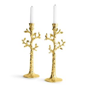 Handmade High Quality Gold Cast Metal <b>Tree</b> Shape T <b>Light</b> <b>Candle</b> Holder Portable Home Decorative Candlestick Stand Hot Sale - Product Image 1