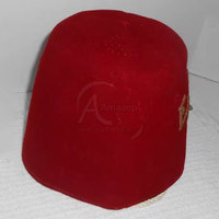 Sombreros Fez Masónicos de Tela de Alta Calidad con Diseño Clásico y Acabado Elegante para Eventos Formales y Uso Tradicional