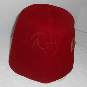 Sombreros Fez Masónicos de Tela de Alta Calidad con Diseño Clásico y Acabado Elegante para Eventos Formales y Uso Tradicional - Product Image 3