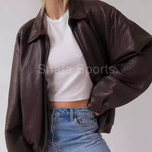 2026 Adjustable Price Women Leather Jackets Professional Manufacture Best Quality Leather Jackets For Online sale in low price - Product Image 2